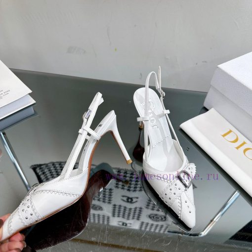 DIOR2024/𝐒𝐒𝐧𝐞𝐰 Spring/Summer New Product Vintage Electric Embroidery High Heels———————————Cogwb7i3yn - Image 5