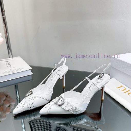 DIOR2024/𝐒𝐒𝐧𝐞𝐰 Spring/Summer New Product Vintage Electric Embroidery High Heels———————————Cogwb7i3yn - Image 6
