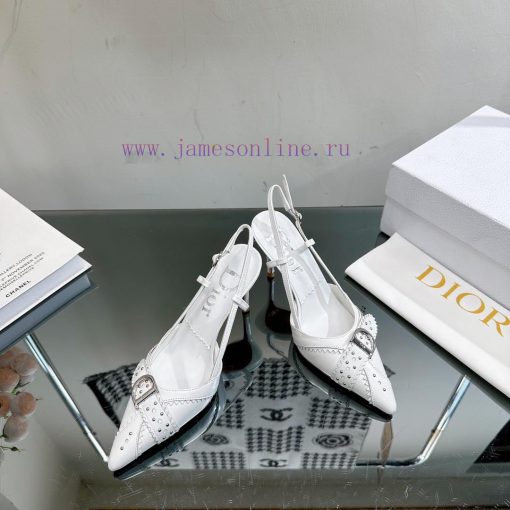 DIOR2024/𝐒𝐒𝐧𝐞𝐰 Spring/Summer New Product Vintage Electric Embroidery High Heels———————————Cogwb7i3yn - Image 7
