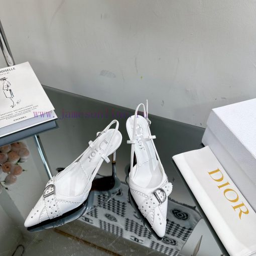 DIOR2024/𝐒𝐒𝐧𝐞𝐰 Spring/Summer New Product Vintage Electric Embroidery High Heels———————————Cogwb7i3yn - Image 8