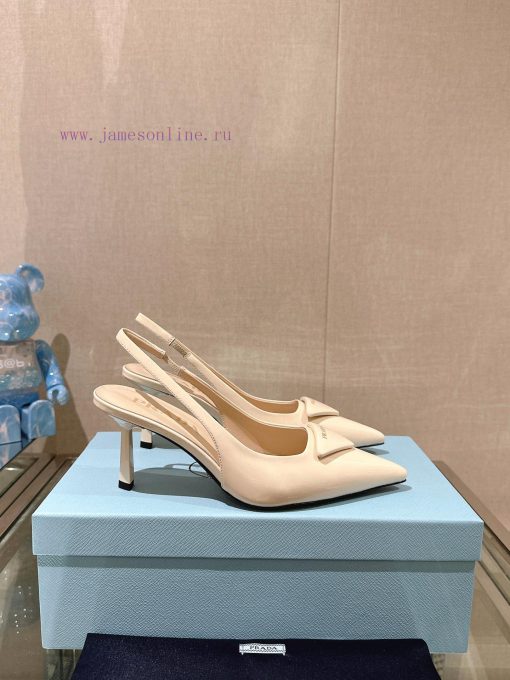 -24Ss Early Spring New Prada Stiletto Heel Back Air SandalsThis patent leather high-heeled sutcgn6tz - Image 6