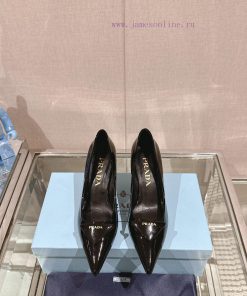 -24Ss Early Spring New Prada Stiletto ShoesThis patent leather high-heeled shoe presents a snz0k5lau