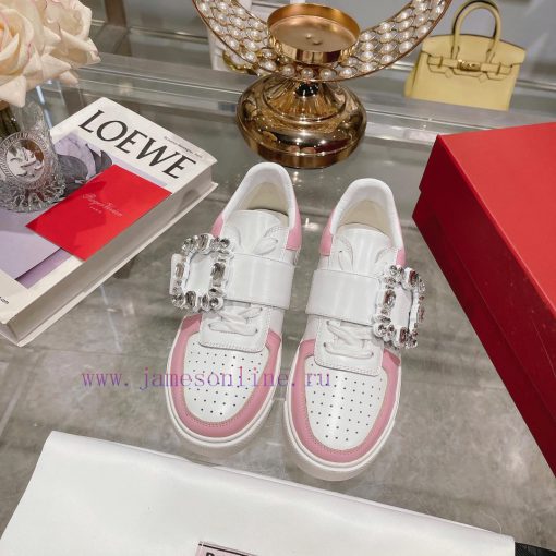 24 new styles of Zhou Dongyu~Tang Yan~Linda's dream shoes RV square button white shoes lightjpeavimf - Image 2