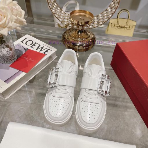 24 new styles of Zhou Dongyu~Tang Yan~Linda's dream shoes RV square button white shoes lightypvqeo27 - Image 2