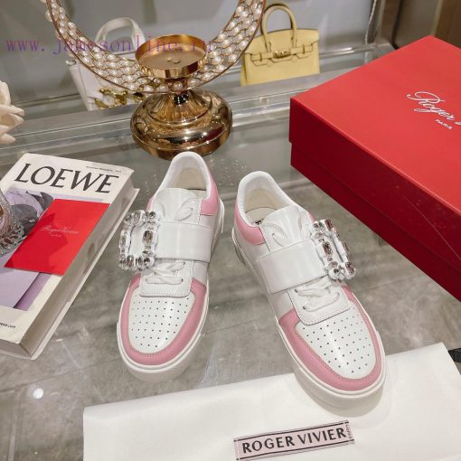 24 new styles of Zhou Dongyu~Tang Yan~Linda's dream shoes RV square button white shoes lightjpeavimf - Image 3
