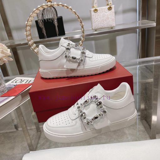 24 new styles of Zhou Dongyu~Tang Yan~Linda's dream shoes RV square button white shoes lightypvqeo27 - Image 5