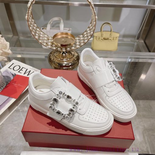 24 new styles of Zhou Dongyu~Tang Yan~Linda's dream shoes RV square button white shoes lightypvqeo27 - Image 6