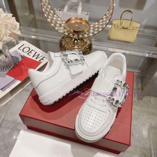 24 new styles of Zhou Dongyu~Tang Yan~Linda's dream shoes RV square button white shoes lightypvqeo27 - Image 7