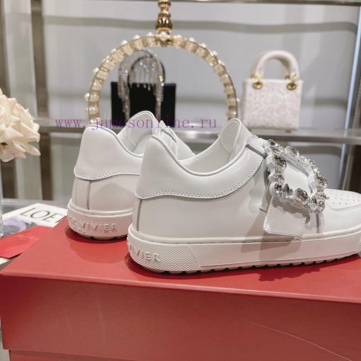 24 new styles of Zhou Dongyu~Tang Yan~Linda's dream shoes RV square button white shoes lightypvqeo27 - Image 10