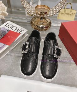 24 new styles of Zhou Dongyu~Tang Yan~Linda's dream shoes RV square button white shoes light47pnor4k