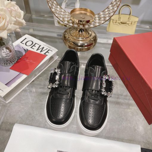 24 new styles of Zhou Dongyu~Tang Yan~Linda's dream shoes RV square button white shoes light47pnor4k - Image 2