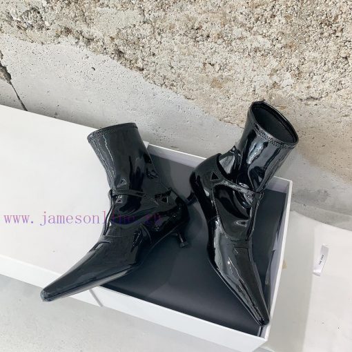 The row23ss autumn and winter new cat heel boots The row has never lost in creating a sense ynifpynm - Image 4