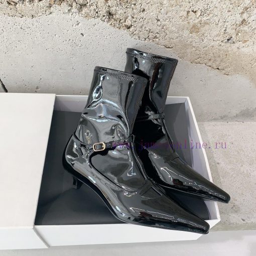 The row23ss autumn and winter new cat heel boots The row has never lost in creating a sense ynifpynm - Image 5