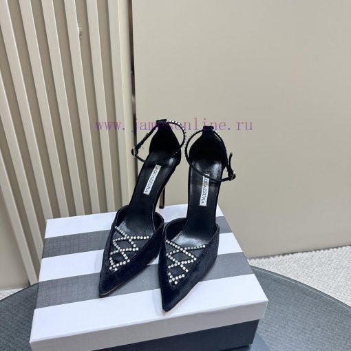 AQUAZZURA 24 Spring/Summer New Collection asCrystal high heels with adjustable ankle strap ahnia0d3z
