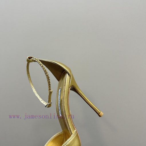 AQUAZZURA 24 Spring/Summer New Collection asCrystal high heels with adjustable ankle strap aymak9zp8 - Image 9