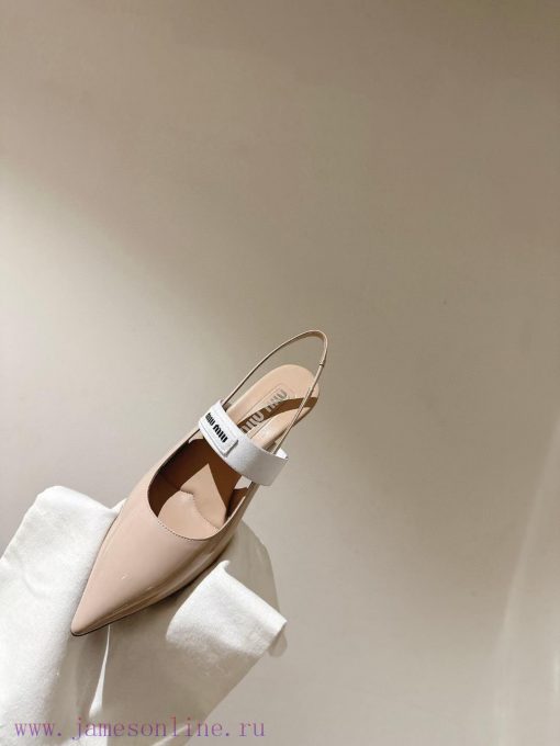 𝙈𝙄𝙐𝙈𝙄𝙐² ⁰² 4 Early Spring Miura New Pointed Series Single Shoes, Mary JaneA fairy must have qpvxmjh5 - Image 9