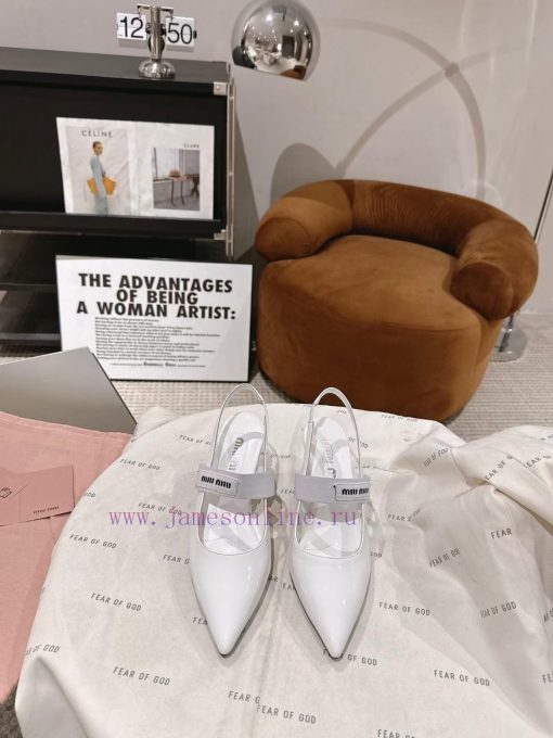 𝙈𝙄𝙐𝙈𝙄𝙐² ⁰² 4 Early Spring Miura New Pointed Series Single Shoes, Mary JaneA fairy must have vankuhi2