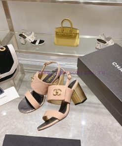 𝐂𝐇𝐀𝐍𝐄𝐋 Chanel 2023 Spring/Summer New Product Fashion Sandals Electric Rust Collection Never leydkpa5