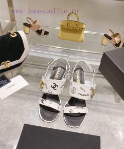 𝐂𝐇𝐀𝐍𝐄𝐋 Chanel 2023 Spring/Summer New Product Fashion Sandals Electric Rust Collection Never 80p5ytjq
