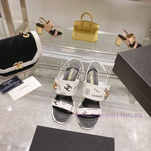 𝐂𝐇𝐀𝐍𝐄𝐋 Chanel 2023 Spring/Summer New Product Fashion Sandals Electric Rust Collection Never 80p5ytjq - Image 2