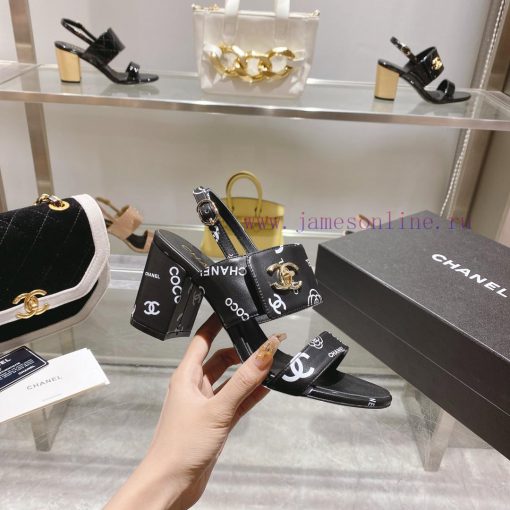 𝐂𝐇𝐀𝐍𝐄𝐋 Chanel 2023 Spring/Summer New Product Fashion Sandals Electric Rust Collection Never 97eb8nrs - Image 4