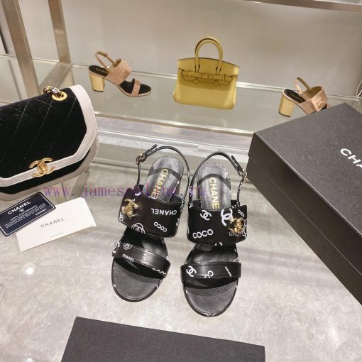𝐂𝐇𝐀𝐍𝐄𝐋 Chanel 2023 Spring/Summer New Product Fashion Sandals Electric Rust Collection Never 97eb8nrs - Image 5