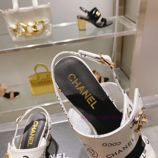 𝐂𝐇𝐀𝐍𝐄𝐋 Chanel 2023 Spring/Summer New Product Fashion Sandals Electric Rust Collection Never 80p5ytjq - Image 9