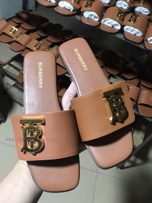 New Product Launch ️ Burberry Flat Slippers Channel Goods Vulcanized One Step Stepping Burbe4acync3g - Image 3