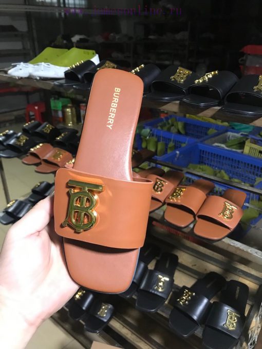 New Product Launch ️ Burberry Flat Slippers Channel Goods Vulcanized One Step Stepping Burbe4acync3g - Image 8