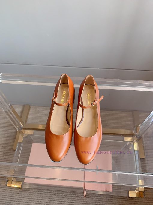 Miu's new thick heel Mary Jane single shoe show, the latest single shoe thick heel design inclqsdr6u