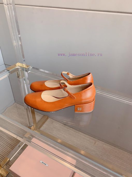 Miu's new thick heel Mary Jane single shoe show, the latest single shoe thick heel design inclqsdr6u - Image 4