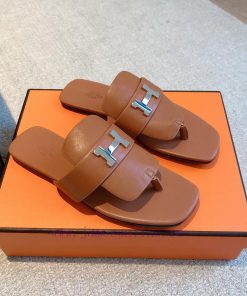 Hermes...  Eclair slippers2023 New Products+Explosive SeriesThe sole is lightweight and has uhai6841