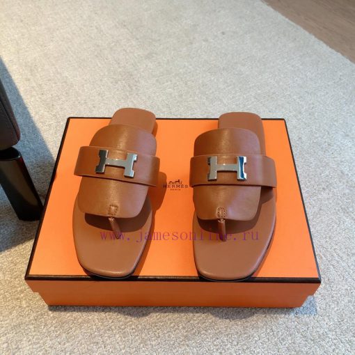 Hermes...  Eclair slippers2023 New Products+Explosive SeriesThe sole is lightweight and has uhai6841 - Image 3