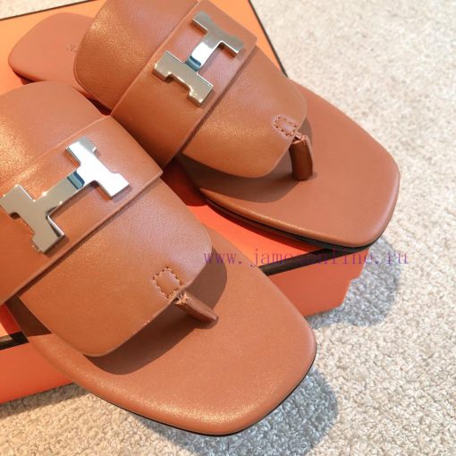 Hermes...  Eclair slippers2023 New Products+Explosive SeriesThe sole is lightweight and has uhai6841 - Image 5
