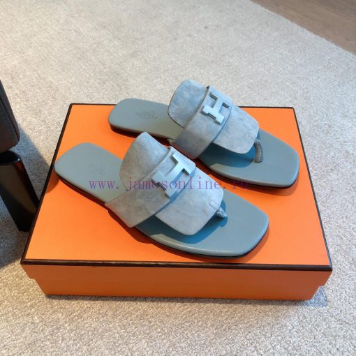 Hermes...  Eclair slippers2023 New Products+Explosive SeriesThe sole is lightweight and has tmo6wp73