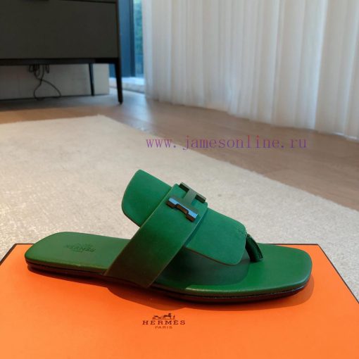 Hermes...  Eclair slippers2023 New Products+Explosive SeriesThe sole is lightweight and has yag3voma - Image 8