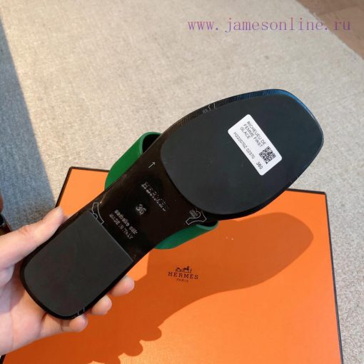 Hermes...  Eclair slippers2023 New Products+Explosive SeriesThe sole is lightweight and has yag3voma - Image 10