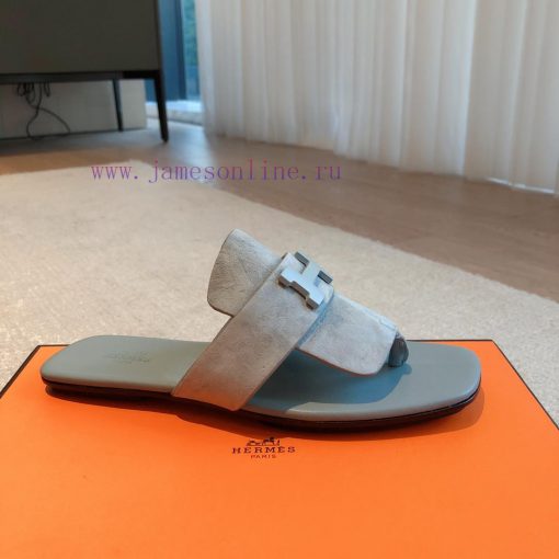 Hermes...  Eclair slippers2023 New Products+Explosive SeriesThe sole is lightweight and has tmo6wp73 - Image 8