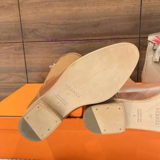 Handmade HERMES 22ss autumn and winter channel product, with last shoe shape and British ret5rbrkwb7 - Image 10
