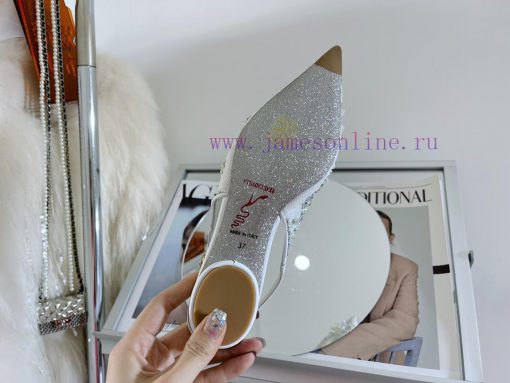 R ᴇɴᴇ C ᴀᴏᴠɪʟʟᴀ | 2023 𝐒 Heavy Industry RC Crystal Gemstone Lace Heel Shoes Wedding Shoes Sebn95lijc - Image 9