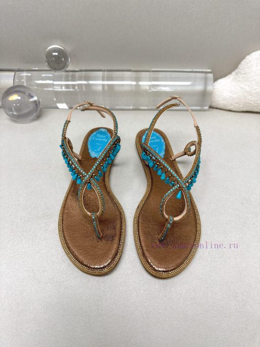 R ᴇɴᴇ C ᴀᴏᴠɪʟʟᴀ | 2023 𝐬𝐬 Renee Jolla, RC Spring/Summer Hot Series, crystal pendant flat sanbaj2neu3 - Image 2