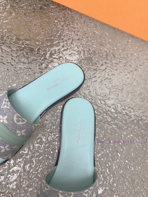 2024 LV Donkey Home Spring/Summer New Slippers 11 Haute Couture, Retro and Novel Style, Fabr4qanepgy - Image 8