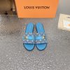 2024 LV Donkey Home Spring/Summer New Slippers 11 Haute Couture, Retro and Novel Style, Fabr01j3c2nd