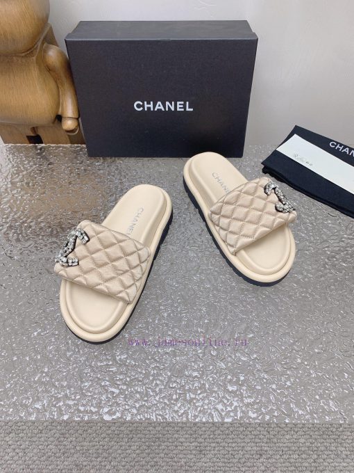 Chanel Chanel 23 new diamond patterned double C thick soled sandalsOriginal purchase, develo2ifok823 - Image 4