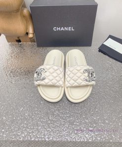 Chanel Chanel 23 new diamond patterned double C thick soled sandalsOriginal purchase, develo63o4i6z9