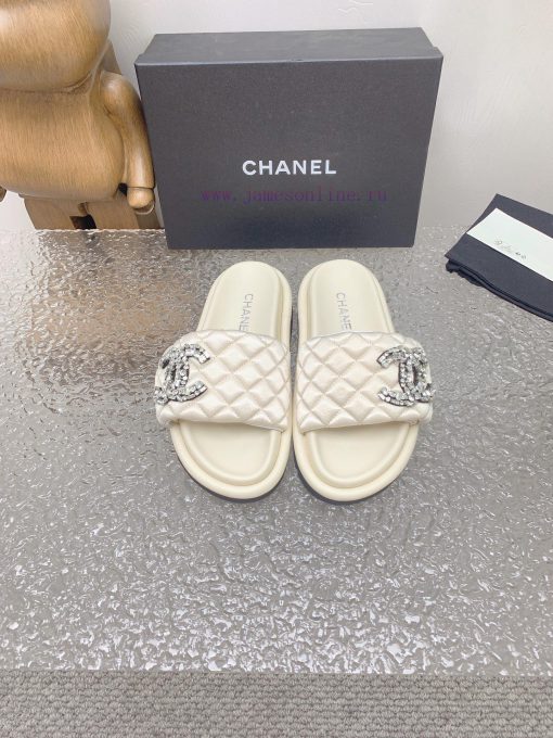 Chanel Chanel 23 new diamond patterned double C thick soled sandalsOriginal purchase, develo63o4i6z9 - Image 2