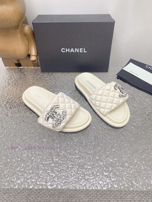 Chanel Chanel 23 new diamond patterned double C thick soled sandalsOriginal purchase, develo63o4i6z9 - Image 3