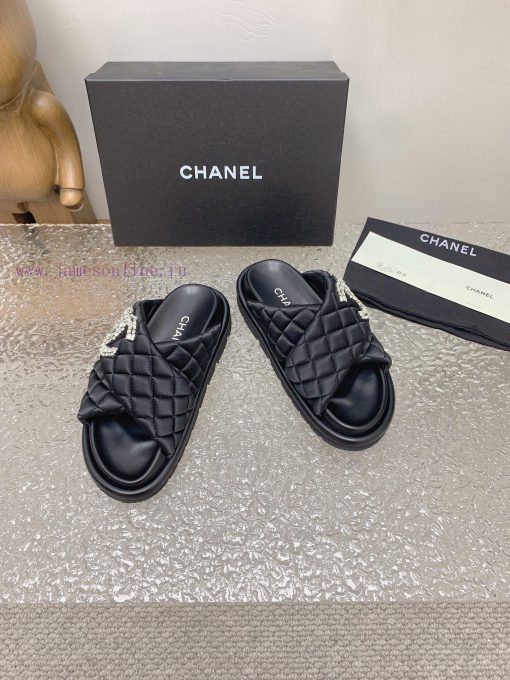 Chanel Chanel 23 new diamond patterned double C thick soled sandalsOriginal purchase, develoraq5iuru - Image 4