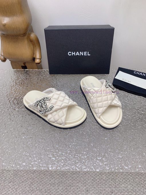 Chanel Chanel 23 new diamond patterned double C thick soled sandalsOriginal purchase, develoo1g65xg2 - Image 3