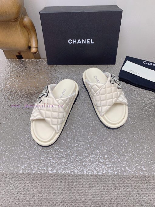 Chanel Chanel 23 new diamond patterned double C thick soled sandalsOriginal purchase, develoo1g65xg2 - Image 4